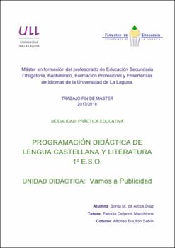 Programacion Didactica De Lengua Castellana Y Literatura 1º E S O