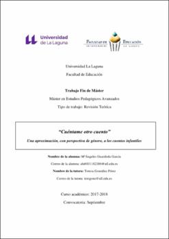 Cuéntame otro cuento: Una aproximación, con perspectiva de género, a los  cuentos infantiles